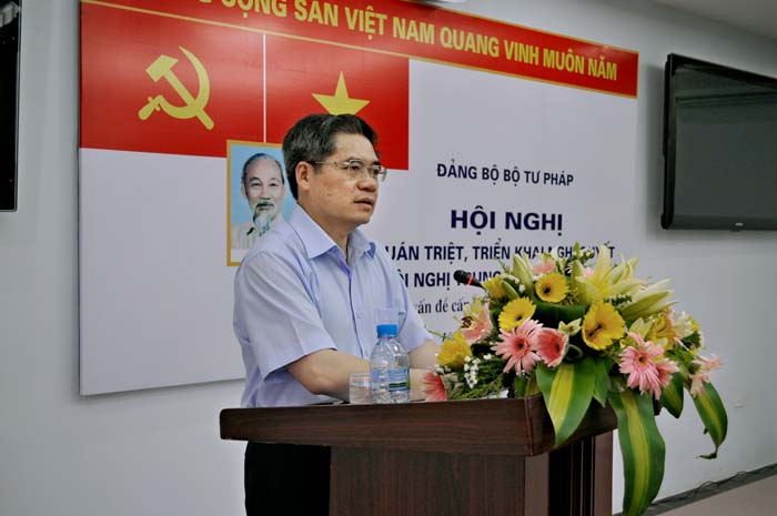 Bộ Tư pháp: Tổ chức Hội nghị cấp cơ sở triển khai thực hiện Nghị quyết Trung ương 4