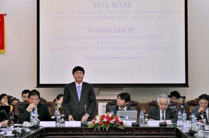 Tọa đàm về vai trò, tổ chức bộ máy nhà nước trong nền kinh tế thị trường, hội nhập ở Nhật Bản