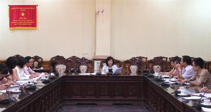 Ban Chỉ đạo thực hiện Quy chế dân chủ cơ sở của Bộ Tư pháp họp sơ kết 6 tháng đầu năm 2012