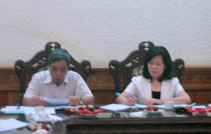 Họp Ban soạn thảo và Tổ biên tập Nghị định sửa đổi, bổ sung một số điều của Nghị định số 07/2007/NĐ-CP ngày 12/01/2007 của Chính phủ