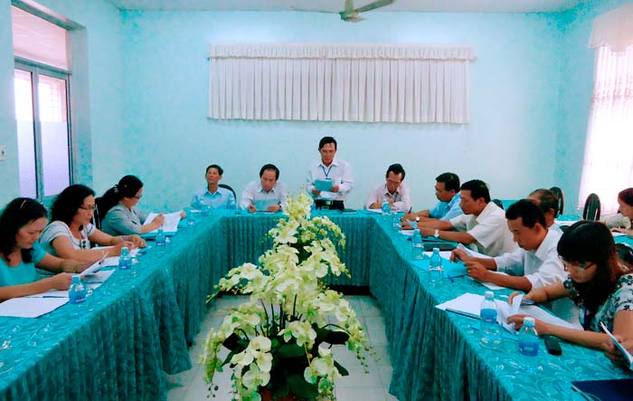 Đoàn công tác Bộ Tư pháp thăm và làm việc tại Sở Tư pháp tỉnh Sóc Trăng