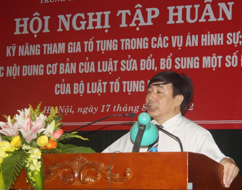 Hà Nội: Tập huấn nội dung cơ bản của Bộ luật Tố tụng Dân sự sửa đổi