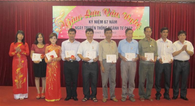 Lào Cai: Kỷ niệm 67 năm ngày thành lập ngành tư pháp Việt Nam