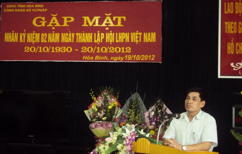 Sở Tư pháp tỉnh Hòa Bình: Kỷ niệm 82 năm ngày thành lập Hội Liên hiệp Phụ nữ Việt Nam