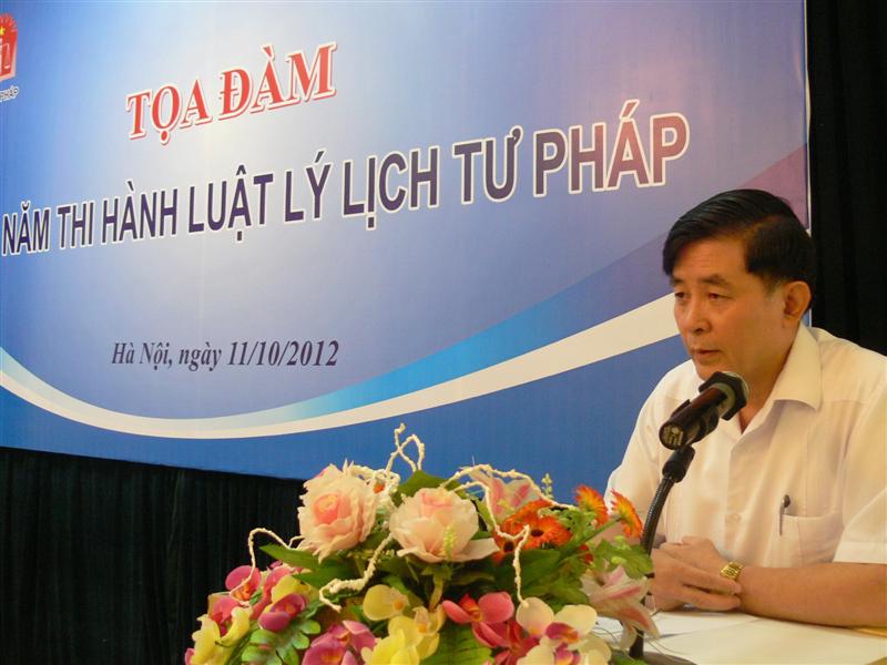 Tọa đàm hai năm thi hành Luật Lý lịch tư pháp
