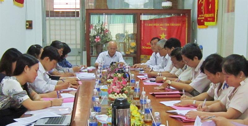 Đoàn công tác của Thứ trưởng Nguyễn Đức Chính kiểm tra về công tác tư pháp, thi hành án dân sự  và công tác thi đua khen thưởng tại tỉnh Tiền Giang