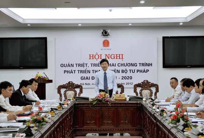 Hội nghị quán triệt Chương trình phát triển thanh niên Bộ Tư pháp giai đoạn 2011-2020