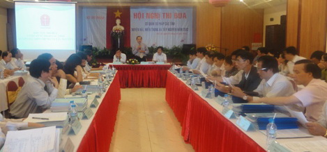 Hội nghị tổng kết phong trào thi đua cơ quan Tư pháp các tỉnh, thành phố Duyên hải Miền Trung và Tây Nguyên 