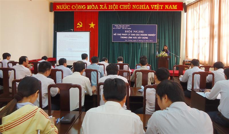 Sóc Trăng: Hội nghị Hỗ trợ pháp lý cho doanh nghiệp