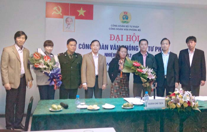 Đại hội Công đoàn Văn phòng Bộ Tư pháp nhiệm kỳ 2012-2015