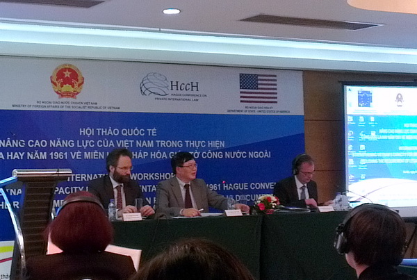 Hội thảo quốc tế: Nâng cao năng lực của Việt Nam trong thực hiện Công ước La Hay năm 1961 về miễn hợp pháp hóa giấy tờ công nước ngoài
