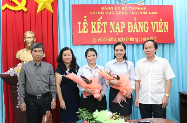 Chi bộ Cục Công tác phía Nam tổ chức Lễ kết nạp Đảng viên