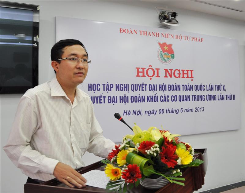 Hội nghị học tập Nghị quyết Đại hội Đoàn toàn quốc lần thứ X, Nghị quyết Đại hội Đoàn Khối các cơ quan Trung ương lần thứ II và Lễ trưởng thành Đoàn năm 2013