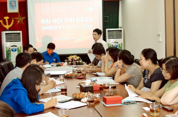 Đại hội Chi đoàn Nhà xuất bản Tư pháp nhiệm kỳ 2013-2014 thành công tốt đẹp