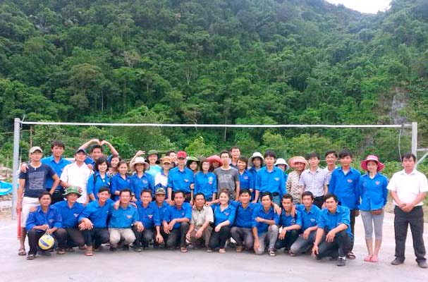 Đoàn Thanh niên trường Trung cấp Luật Đồng Hới tham gia các hoạt động tình nguyện hè 2013