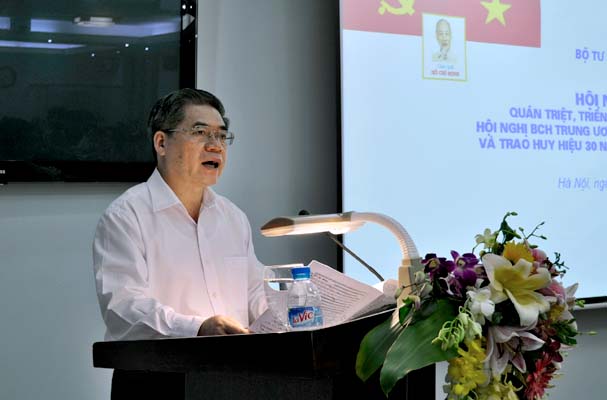 Hội nghị quán triệt, triển khai Nghị quyết Hội nghị Trung ương 7 Khóa XI của Bộ Tư pháp