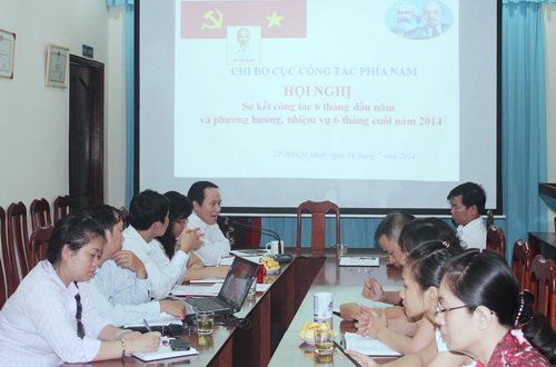 Chi bộ Cục Công tác phía Nam tổ chức Hội nghị Sơ kết công tác 06 tháng đầu năm 