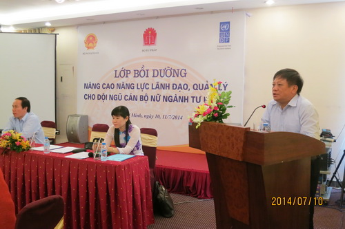Bồi dưỡng nâng cao năng lực lãnh đạo, quản lý cho đội ngũ cán bộ nữ ngành Tư pháp tại khu vực phía Nam