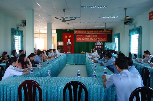 Sở Tư pháp tỉnh Sóc Trăng tổ chức Hội nghị tổng kết công tác Đảng năm 2014