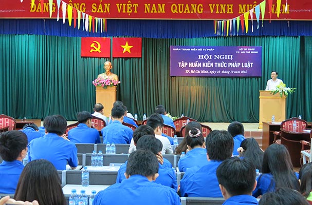 Hội nghị tập huấn kiến thức pháp luật cho đoàn viên, thanh niên 
