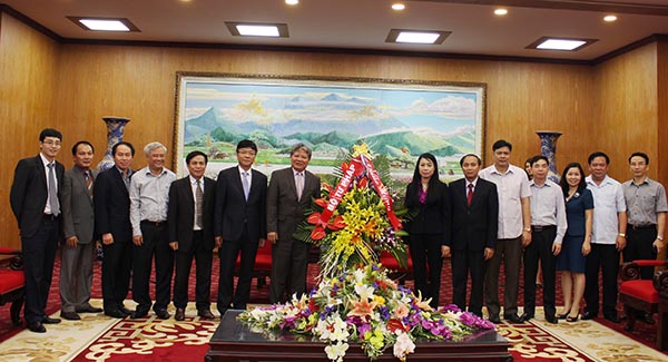 Lãnh đạo Bộ Tư pháp chúc mừng thành công Đại hội Đảng bộ tỉnh Vĩnh Phúc