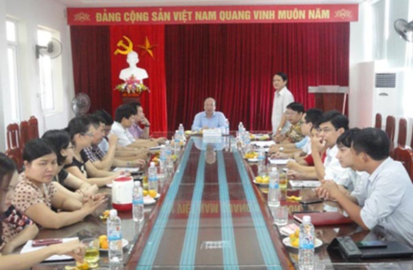 Thứ trưởng Phan Chí Hiếu làm việc tại Thái Bình