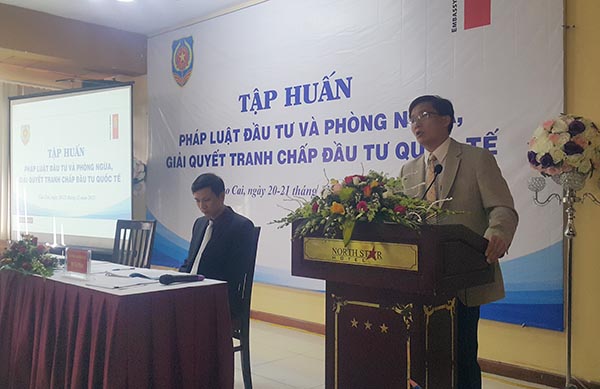 Tập huấn về Pháp luật đầu tư và phòng ngừa, giải quyết tranh chấp đầu tư quốc tế