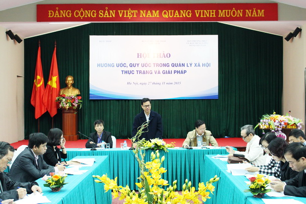 Hương ước, quy ước góp phần bài trừ thủ tục lạc hậu