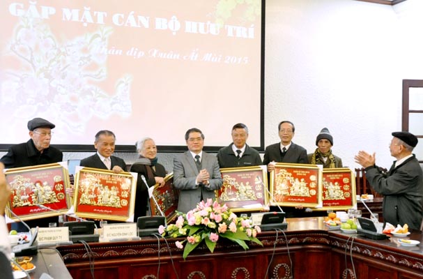 Bộ Tư pháp gặp mặt cán bộ hưu trí Xuân Ất Mùi 2015