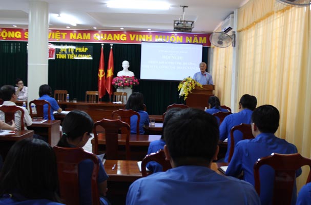 Chi đoàn Sở Tư pháp Tiền Giang tổ chức tổng kết năm 2014 và triển khai phương hướng, nhiệm vụ năm 2015