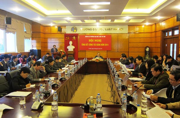 Đại học Luật Hà Nội: tổng kết công tác Đảng năm 2014