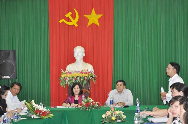 Thứ trưởng Nguyễn Thúy Hiền thăm và làm việc tại Đắk Nông