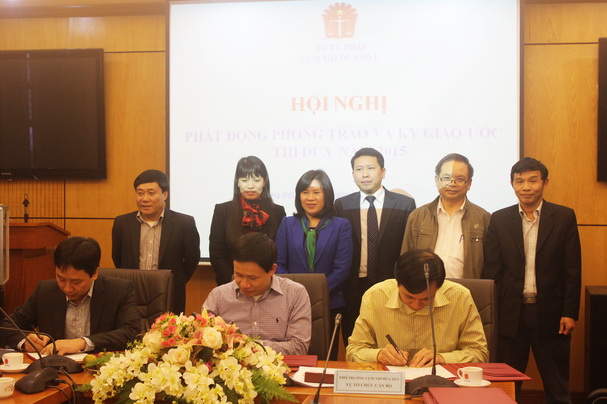 Hội nghị phát động phong trào thi đua, ký giao ước thi đua năm 2015 của Cụm thi đua số I