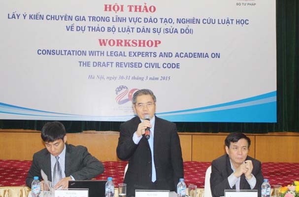 Lấy ý kiến chuyên gia trong lĩnh vực đào tạo, nghiên cứu luật học về Dự thảo Bộ luật DS sửa đổi