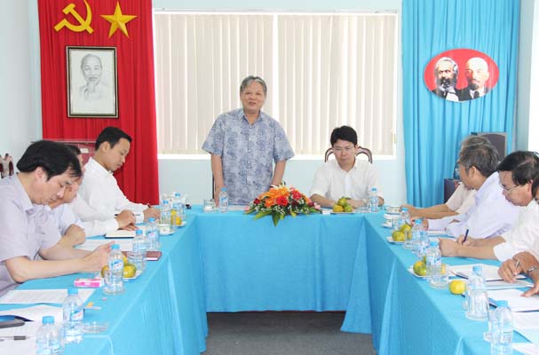 Bộ trưởng Bộ Tư pháp Hà Hùng Cường thăm và làm việc tại Bà Rịa- Vũng Tàu