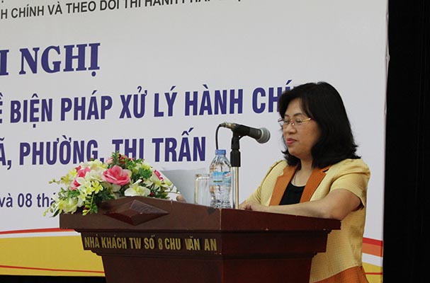 Bộ Tư pháp tổ chức Hội nghị tập huấn chuyên sâu về biện pháp xử lý hành chính Giáo dục tại xã, phường, thị trấn