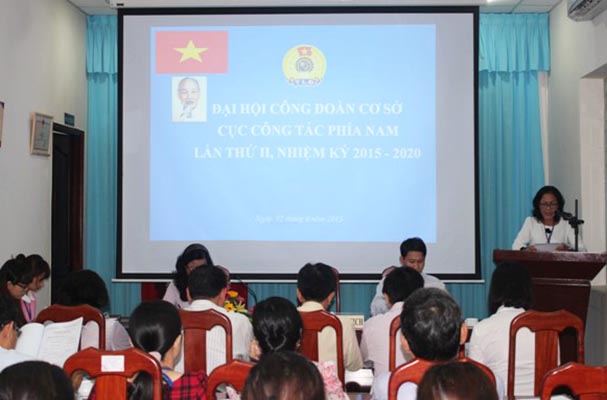 Đại hội Công đoàn cơ sở Cục Công tác phía Nam lần thứ II, nhiệm kỳ 2015-2020