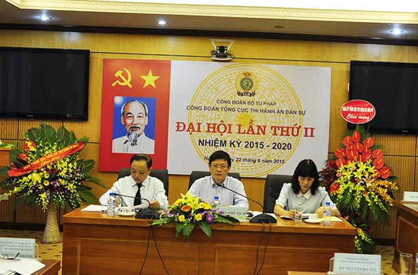 Tổng cục Thi hành án dân sự Bộ Tư pháp tổ chức thành công Đại hội Công đoàn lần II 