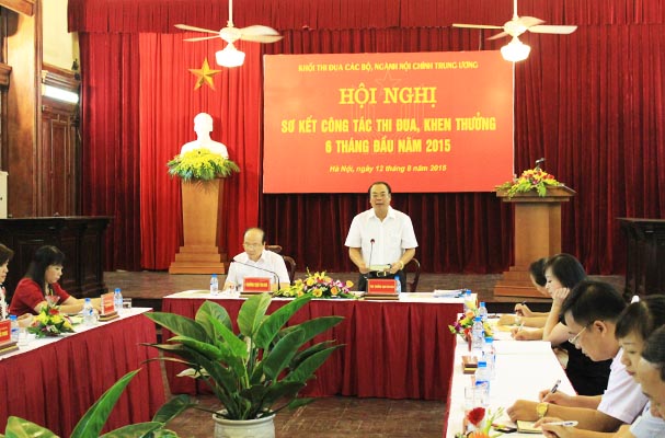 Hội nghị sơ kết công tác thi đua, khen thưởng 06 tháng đầu năm Khối Bộ, ban, ngành Nội chính Trung ương