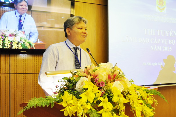 Khai mạc kỳ thi tuyển lãnh đạo cấp Vụ Bộ Tư pháp năm 2015