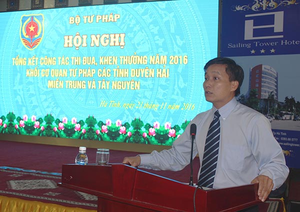 Tư pháp các tỉnh duyên hải miền Trung - Tây nguyên đạt kết quả cao