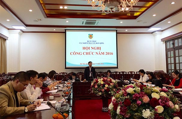 Cục Kiểm tra văn bản QPPL tổ chức Hội nghị công chức năm 2016