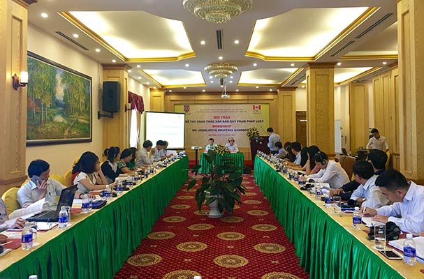 Hội thảo về sổ tay soạn thảo văn bản quy phạm pháp luật