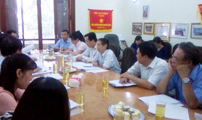 Họp thẩm định dự thảo Nghị định về việc phát ngôn và cung cấp thông tin cho báo chí