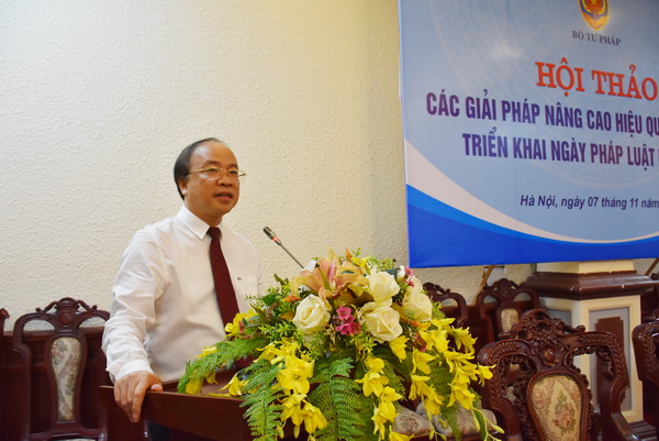 Lập ngân hàng ý tưởng triển khai hiệu quả Ngày Pháp luật Việt Nam
