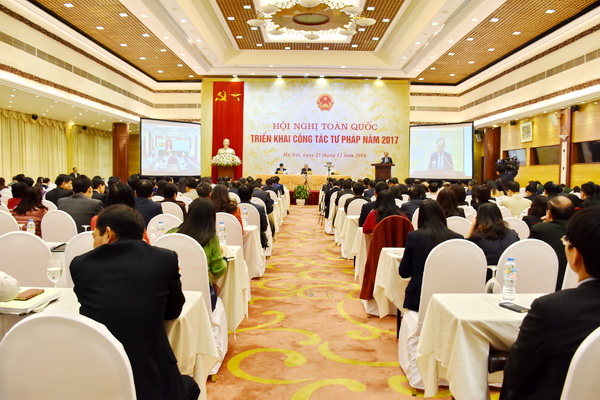 Ghi nhận một số ý kiến trước thềm Hội nghị toàn quốc triển khai công tác tư pháp 2017