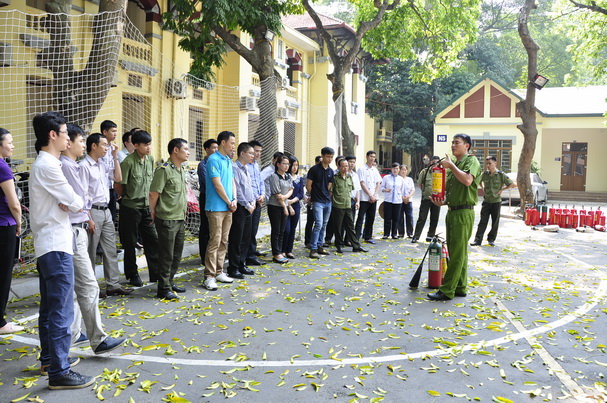 Bộ Tư pháp tổ chức tập huấn phòng cháy chữa cháy năm 2016