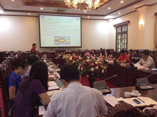 Tập huấn xây dựng và áp dụng Hệ thống QL chất lượng theo TCVN ISO 9001:2008 vào HĐ của Văn phòng Bộ