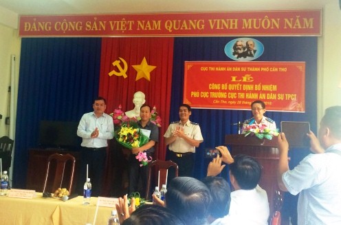 Lễ công bố, trao Quyết định bổ nhiệm Phó Cục trưởng Cục Thi hành án dân sự thành phố Cần Thơ