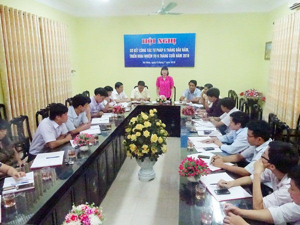 Sở Tư pháp Hà Nam: Triển khai nhiệm vụ công tác 6 tháng cuối năm 2016